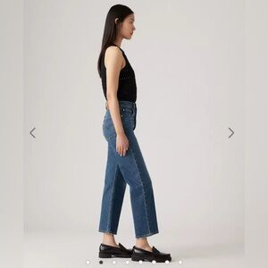 LEVIS-RIBCAGE STRAIGHT ANKLE WOMEN'S JEANS-SIZE 29W 29L